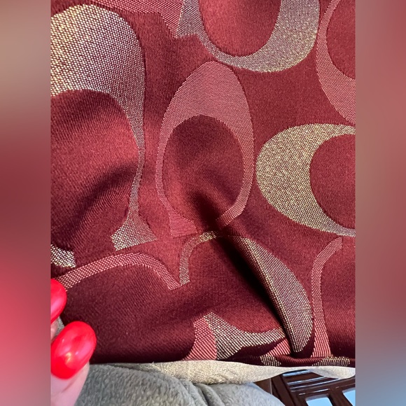 Coach Brooke red and gold shoulder bag - Picture 12 of 14